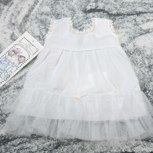 DAISY KINGDOM Genuine white Doll Petticoat with Tulle Trim. NWT!